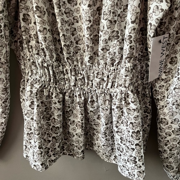 Nine West Peplum Style Top - Picture 2 of 6